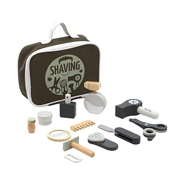 Simulation à faire de coupe de cheveux jouets outils coiffure miroir tondeuse à cheveux coiffeur jouets jeu ensemble pour, Sa