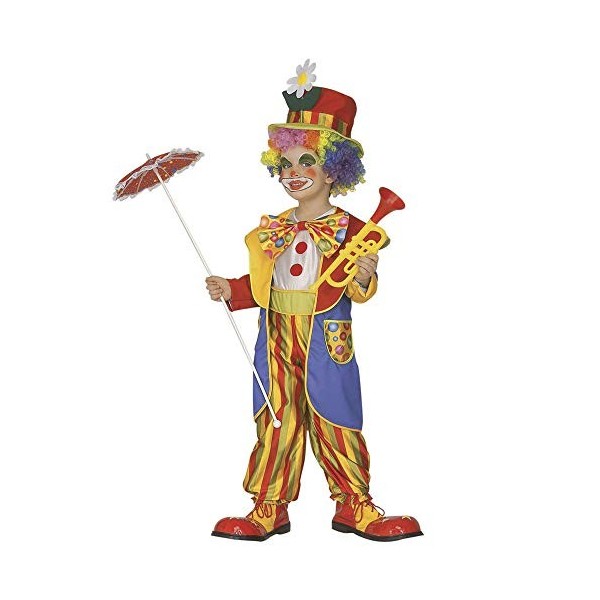 Widmann - 4391C - Déguisement Clown - Enfant - Assorti - Taille : 4 à 5 ans M/116CM 