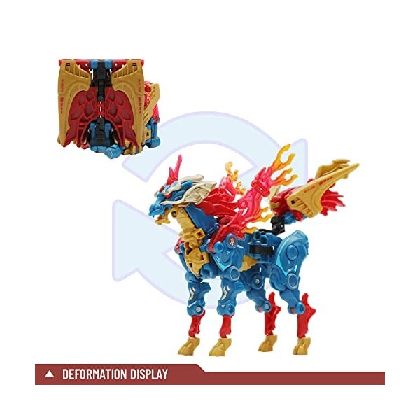 52TOYS MEGABOX Série Kirin Dragon Deformation Jouet pour enfants à partir de 15 ans Garçon Figurine daction amoureuse Multic