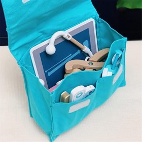 YEYP Kit dDentiste pour Enfants, kit Docteur pour Enfants, kit Dentiste éducatif 17 pièces avec Outils en Bois, Jouets Simul