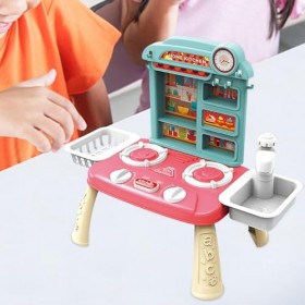 perfk Jouets dévier de Cuisine, système de Cycle deau Automatique, Jeu de rôle, évier, motricité Fine, Cuisine, Lavage, Jou