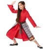 Rubies- Mulan Déguisement, Fille, 300828L, Taille L : 7-8 Ans