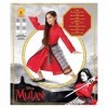 Rubies- Mulan Déguisement, Fille, 300828L, Taille L : 7-8 Ans