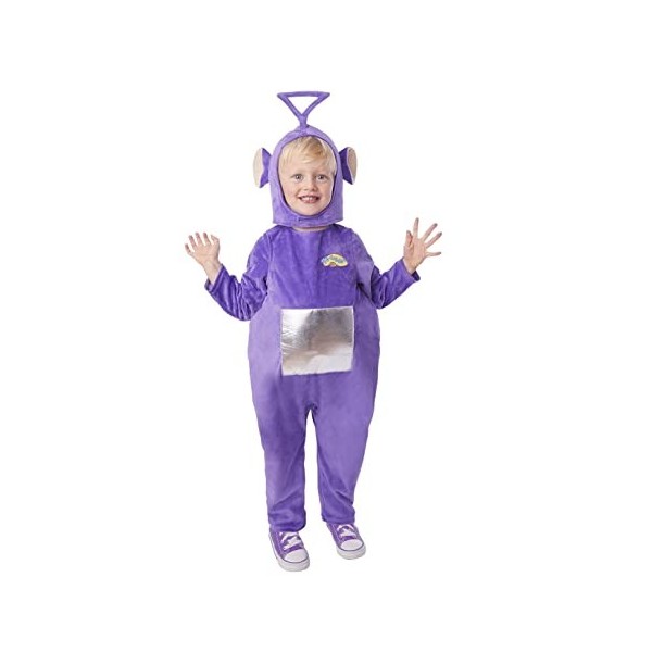 Smiffys 51578T1 Costume sous licence officielle Teletubbies Tinky Winky Winky Costume unisexe pour enfant Violet 1-2 ans