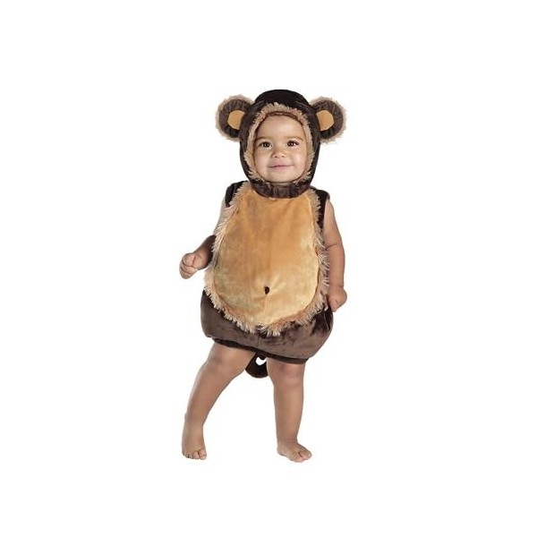 Guirca Rubies 300719-12-18M Marvin la Scimmia Costume pour enfant 1-2 ans, marron, 300719-12-18M