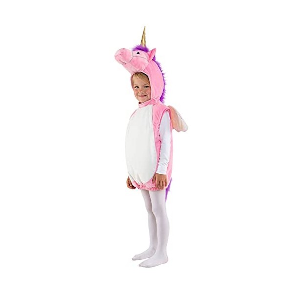 Costume de licorne rose Taille 104 pour enfant Carnaval Conte de fées