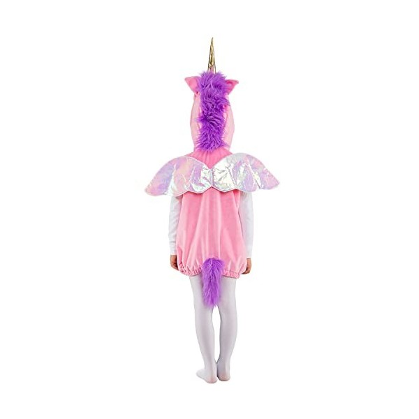 Costume de licorne rose Taille 104 pour enfant Carnaval Conte de fées