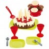 Jouets Ecoiffier - 2513 - Gâteau dAnniversaire 100% Chef - Imitations dAliments pour Enfants - Dès 18 Mois - Fabriqué en Fr