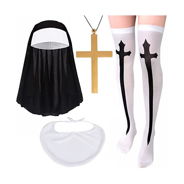 Costume De Nonne Pour Chien Ou Chat - Déguisement Halloween, Accessoire Mignon Pour Animaux