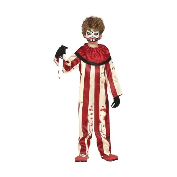 Fiestas Guirca Costume de tueur de clown pour le déguisement dune fillette dhorreur