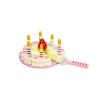 Gateau Anniversaire Bois - Accessoires Dinette Enfant 3 Ans - Jeux Cuisine Enfant - Jouet Dinette en Bois - Gateau Anniversai