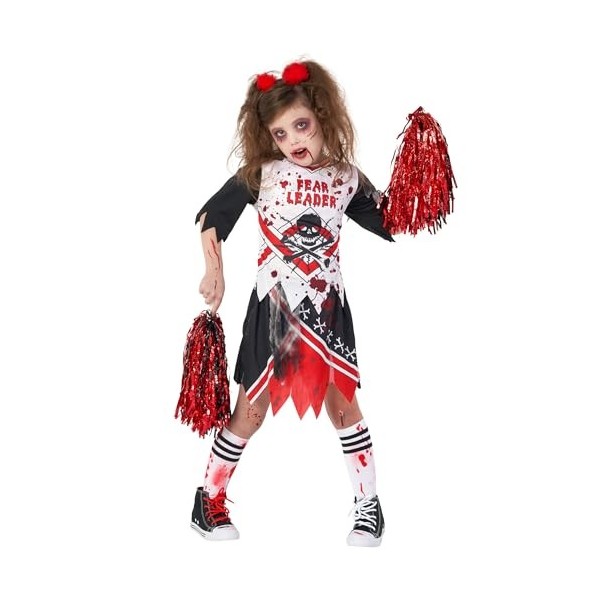 Morph Deguisement Zombie Fille, Deguisement Pompom Girl Zombie, Pom Pom Girl Zombie, Déguisement Zombie Fille, Costume Zombie