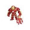 Jada - Marvel - Set 2 Figurines Iron Man - 15cm et 5cm - Tête Amovible - 253223002