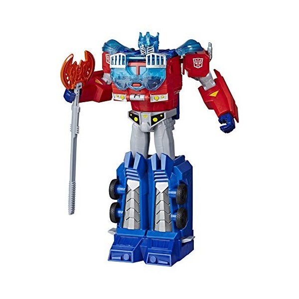 Transformers Cyberverse - Robot Action Ultimate Automatique Optimus Prime - 22,5 cm