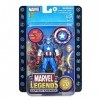 Hasbro- Marvel Legends 20th Anniversary Series 1 Captain America Figurine 15 cm à Collectionner avec 14 Accessoires, F34395L0