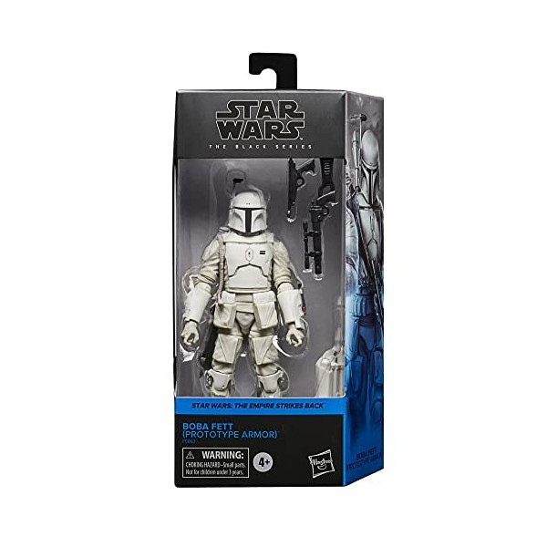 Hasbro Star Wars The Black Series, Boba Fett Armure Prototype , Figurine de Collection de 15 cm, lempire Contre-Attaque F58