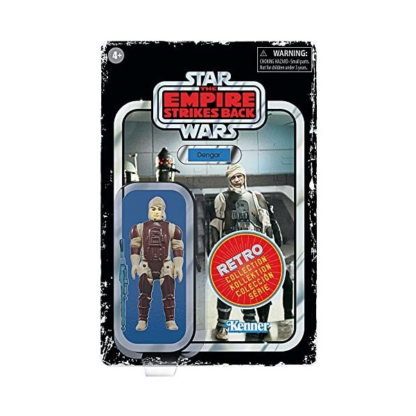 Hasbro Star Wars Retro Collection, Pack spécial de 2 Chasseurs de Primes, Dengar et IG-88, Figurines de 9,5 cm, : lempire Co