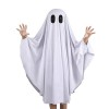 Boxwizard Costume de cape fantôme pour enfant en coton mélangé de qualité supérieure pour enfant Ghost Cloak Baby Spooky Cape