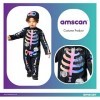 amscan 9914787 – Déguisement de squelette ombré pour petite fille de 2 à 3 ans