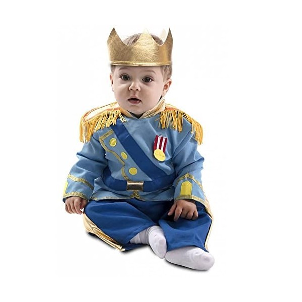 EUROCARNAVALES Déguisement petit prince bleu bébé - Bleu - 1 à 2 ans 80-91 cm 
