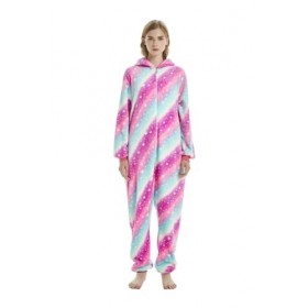 emmarcon Kigurumi Pyjamas Animaux pour enfants Enfants Costume de carnaval Halloween Fête Cosplay Unisexe, bleu, 4-5 ans