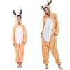 emmarcon Kigurumi Pyjamas Animaux pour enfants Enfants Costume de carnaval Halloween Fête Cosplay Unisexe, bleu, 4-5 ans