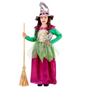 "WITCH" green/purple - dress, hat - 158 cm / 11-13 Years 