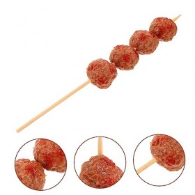Toyvian 3 Pièces Simulation Brochettes De Barbecue Jeux en Plastique Ensemble De Jeu pour Enfants Mini Nourriture Grill Inter
