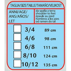 Ciao- Policier Costume déguisement garçon avec Muscles rembourrés Carnaval, 14799.4-6, Bleu, 4 Anni