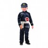 Ciao - Costume de déguisement pompier enfant taille 6-8 ans , bleu, 10830.6-8