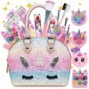 Mrabbitoo Maquillage Enfant Jouet Fille - 22pcs Jouet de Maquillage Lavable et Non Toxique Kit de Maquillage Enfant Fille,Cof