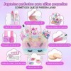 Mrabbitoo Maquillage Enfant Jouet Fille - 22pcs Jouet de Maquillage Lavable et Non Toxique Kit de Maquillage Enfant Fille,Cof