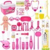 Malette Docteur Enfant Jouet, Valise de Medecin Jouet Dentist Outils Stetoscope Kit Jeu dImitation Médical Cadeau pour Enfan