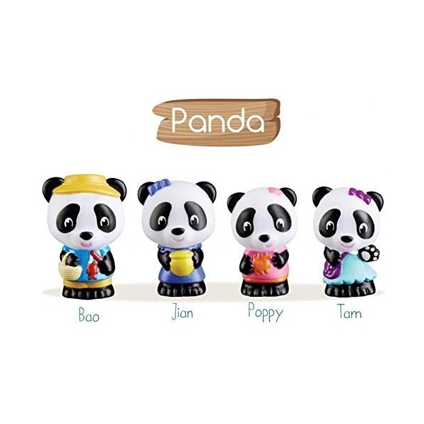 Klorofil Panda Family Noir et Blanc 700304