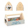 Boîte à outils en bois pour tout-petits, jouets éducatifs pour enfants, jouets, accessoires de jeux, cadeau créatif pour enfa