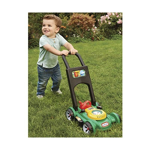 Little Tikes Gas n Go Mower - Realistic Lawn Mower for Outdoor Garden Play - Kids GardenToy with Mechanical Sounds, Movable