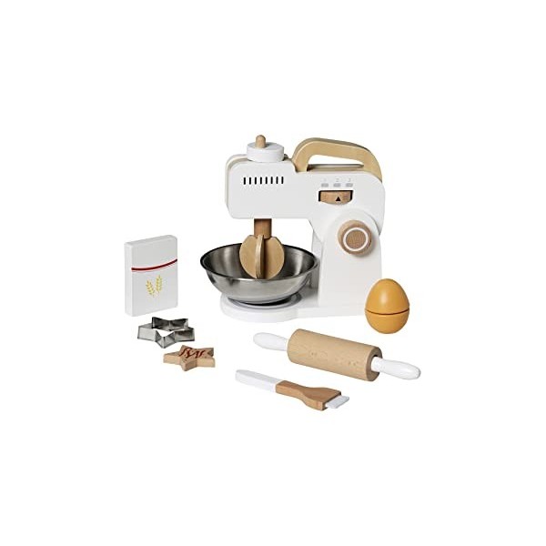 VERTBAUDET Robot Batteur + Set pâtisserie en Bois Multicolore TU