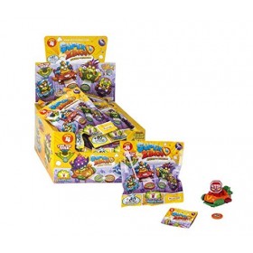 SUPERZINGS Rivals of Kaboom PSZ4D824IN00 Série 4 Display Mini Véhicules 24 Véhicules Blasterjet avec Figures