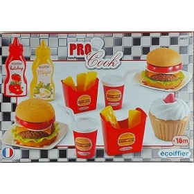 Set Hamburger pour Enfants – Imitations daliments – 32 pièces – Dès 18 Mois