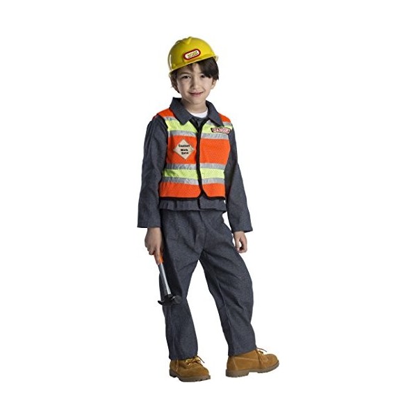Dress Up America Costume De Travailleur De La Construction Pour Enfants En Bas Âge - Costume Dhabillage Pour Jeu De Rôle - C
