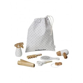 Vertbaudet Kit du Coiffeur en Bois Multicolore TU