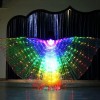 Châle LED, Ailes Lumineuses LED, Ailes de Danse du Ventre pour Filles Shine Angel Dance Wings avec Bâtons, Angel Wings Costum