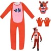 Jiumaocleu FNAF Costume de cosplay, combinaison pour enfants, horreur espion, Five Nights, Game Security Breach Sister Locati