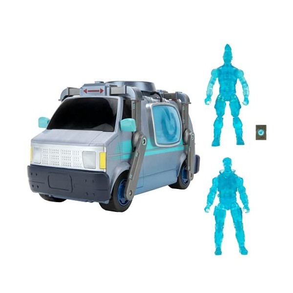 Fortnite Fnt0897 - Van Électronique Reboot Avec 2 Figurines Articulées de 10 Cm Niveau 1 - Recruit Jonesy, Drift Et Accesso