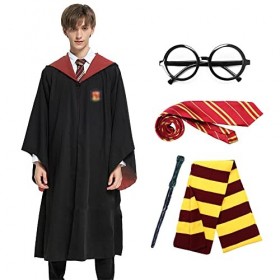 Costume de magicien pour enfants et adultes - Costume de carnaval magique - Costume dHalloween - Costume de magicien - Cospl