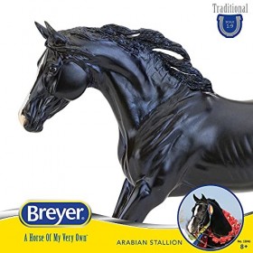 Breyer Horses Traditional Series KB Omega Fahim, Modèle de Jouet pour Cheval, 29,2 x 22,9 cm, Figurine de Cheval à léchelle 
