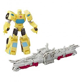 Transformers Toys Cyberverse Spark Armor Bumblebee Action Figure - Combines with Ocean Storm Spark Armor Vehicle to