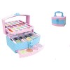 Mandeep Coffret Maquillage pour Enfants - Lavable Palette Maquillage Vernis Coiffeuse Princesse Fille 3 4 5 ans - Jeux dimit