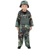 Smiffys Costume garçon militaire, avec haut, pantalon et sac à dos