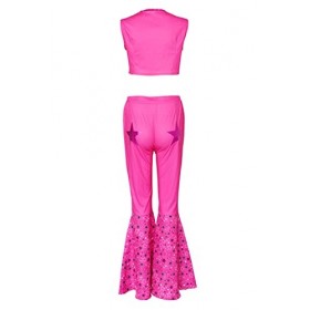 SETHOUS Barbie le film 2023 - Robe de cosplay - Rose - Costume dHalloween - Carnaval - Taille L